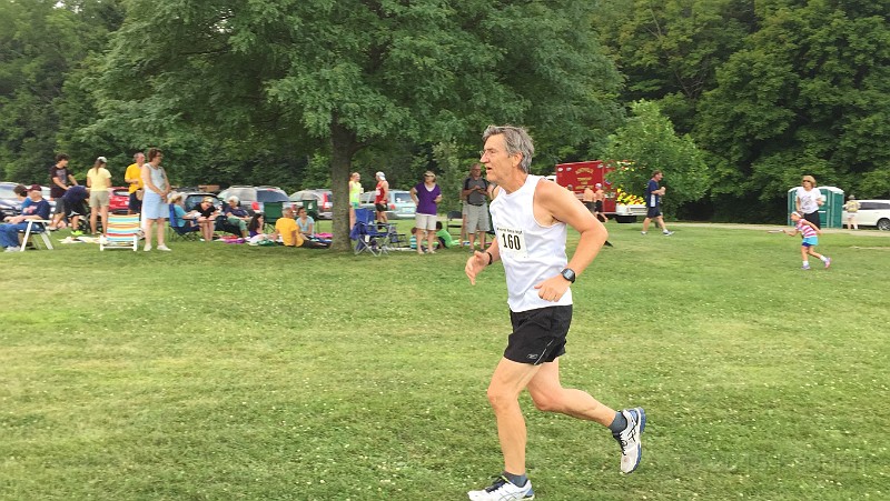 2015 Road Runner Classic 8K 130.JPG - 2015 Road Runner Classic 8K run at Maybury State Park outside Northville Michigan on July 25, 2015.